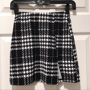 Plaid Mini Skirt